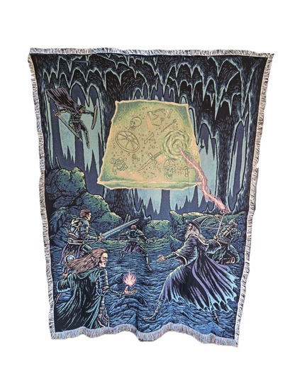 The Dungeon Delvers Cube - Blanket / Tapestry