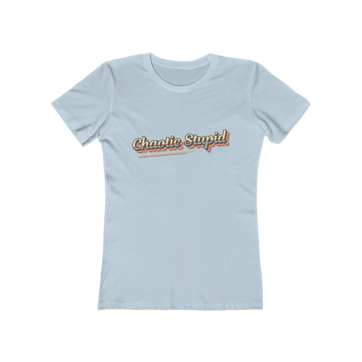 Chaotic Stupid Retro Alignment Tee - Women's