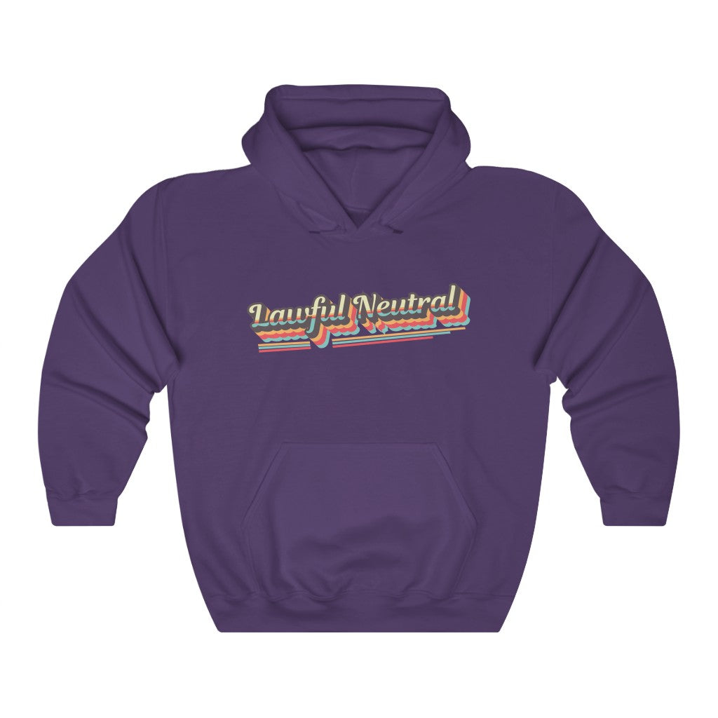 Lawful Neutral Retro Hoodie