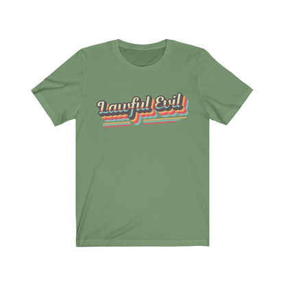 Lawful Evil Retro Tee