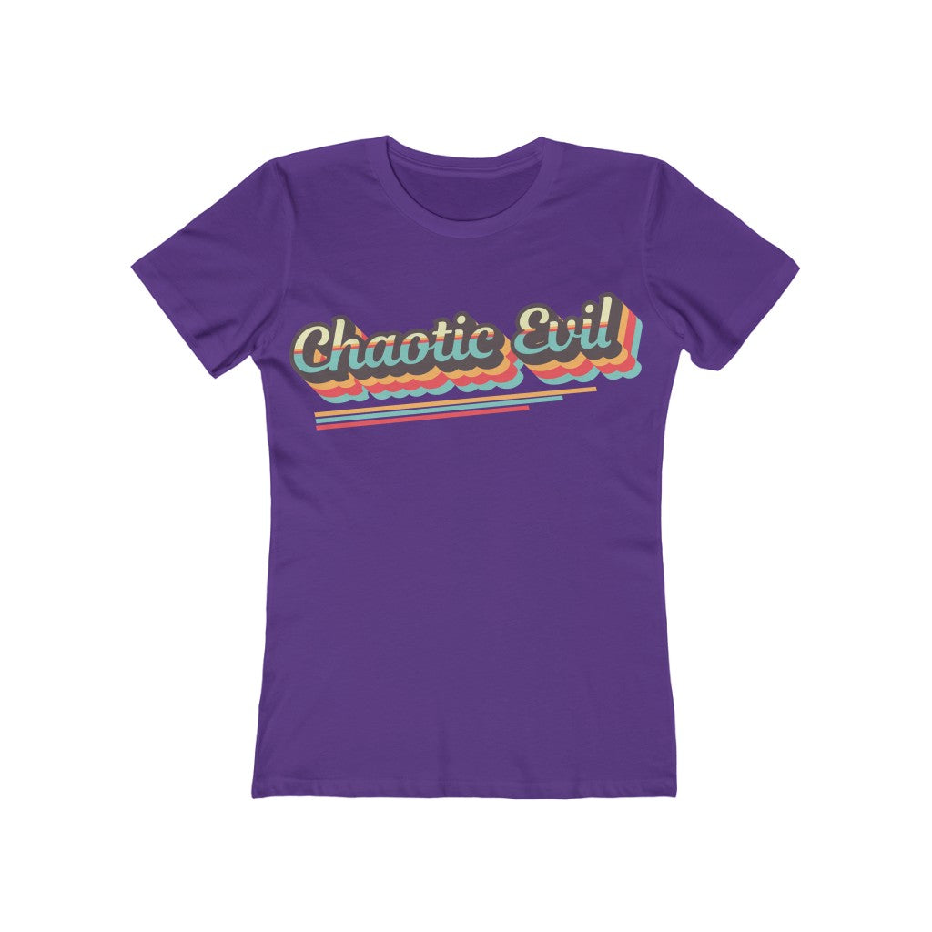 Chaotic Evil Retro Alignment Tee - Women's