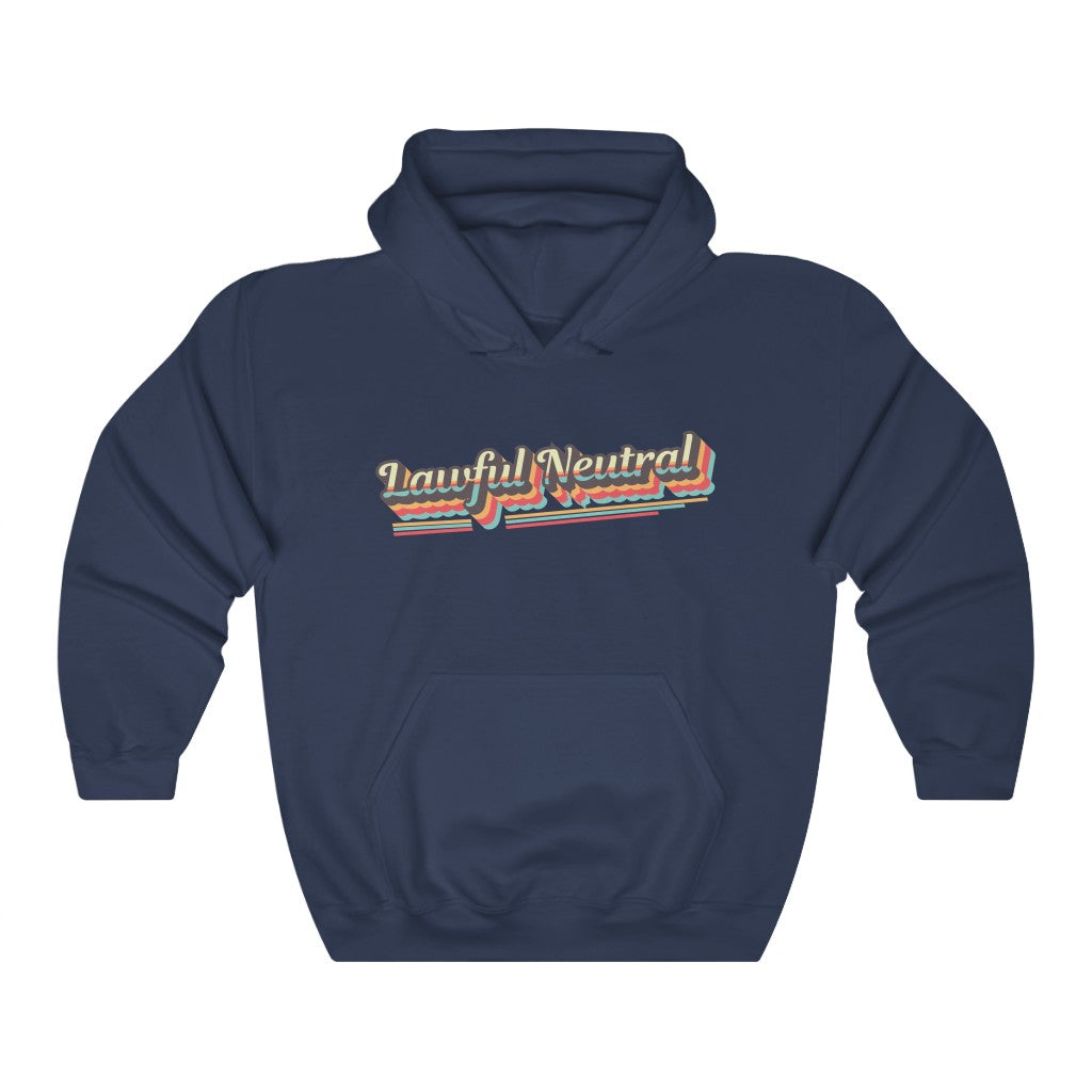 Lawful Neutral Retro Hoodie