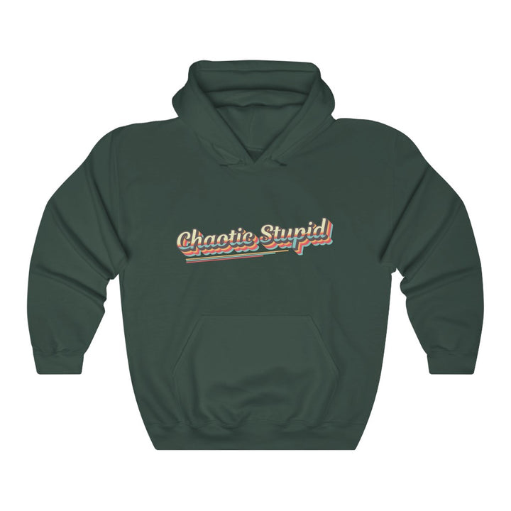 Chaotic Stupid Retro Hoodie