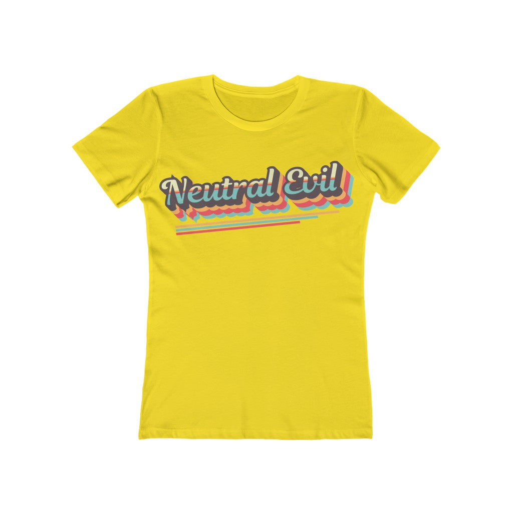 Neutral Evil Retro Alignment Tee - Women's