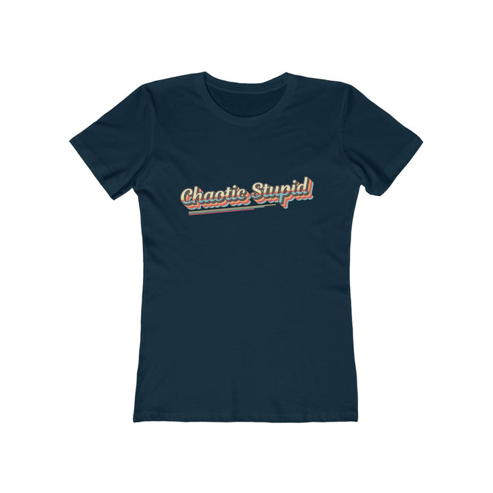 Chaotic Stupid Retro Alignment Tee - Women's