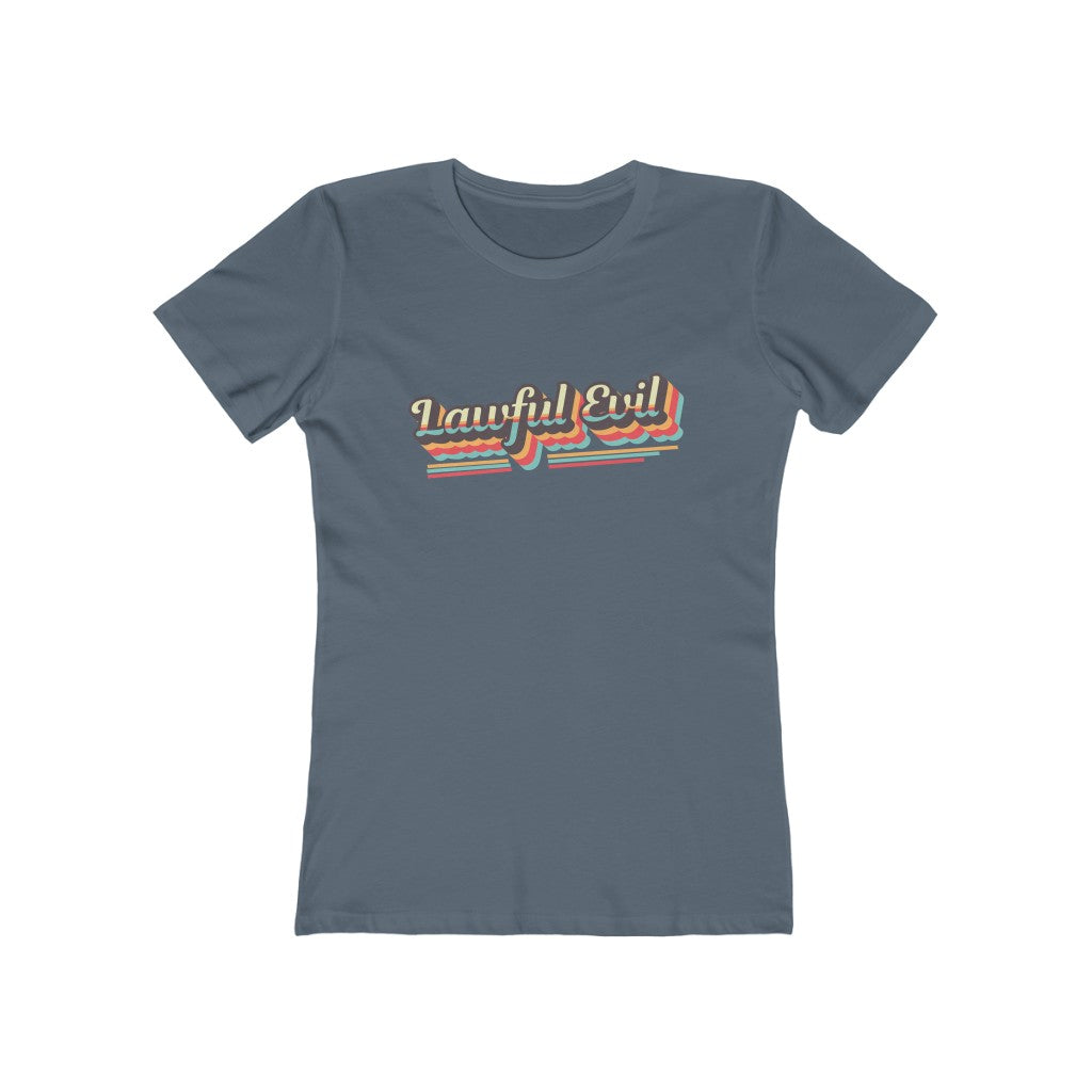 Lawful Evil Retro Alignment Tee - Women's