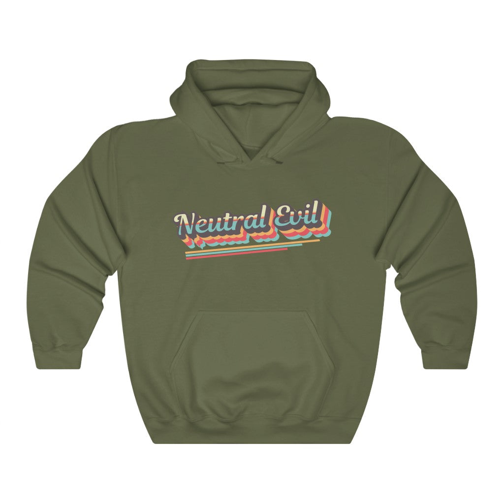 Neutral Evil Retro Hoodie