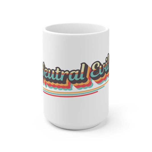 Neutral Evil Retro Alignment Mug