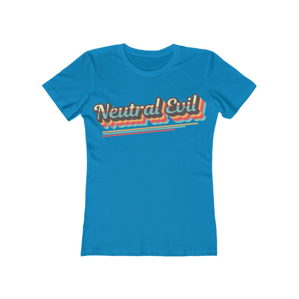 Neutral Evil Retro Alignment Tee - Women's