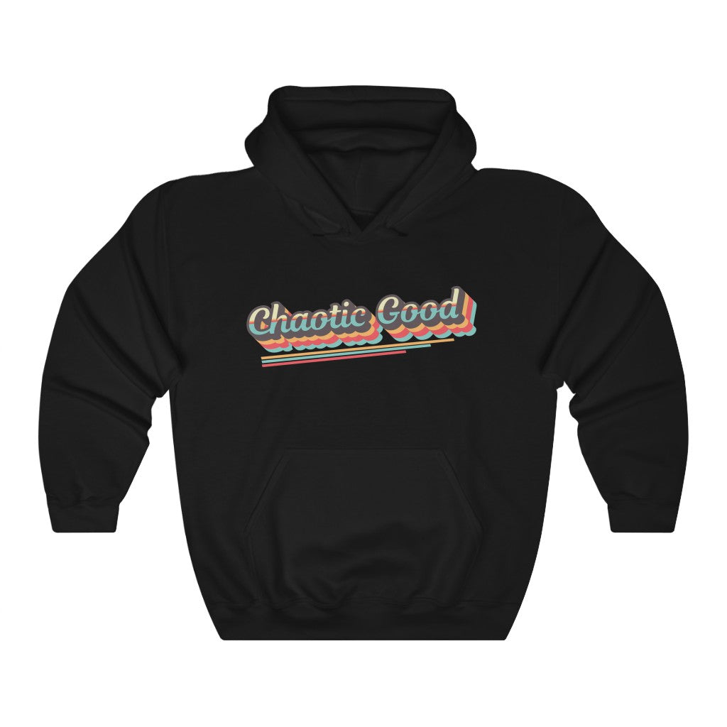 Chaotic Good Retro Hoodie