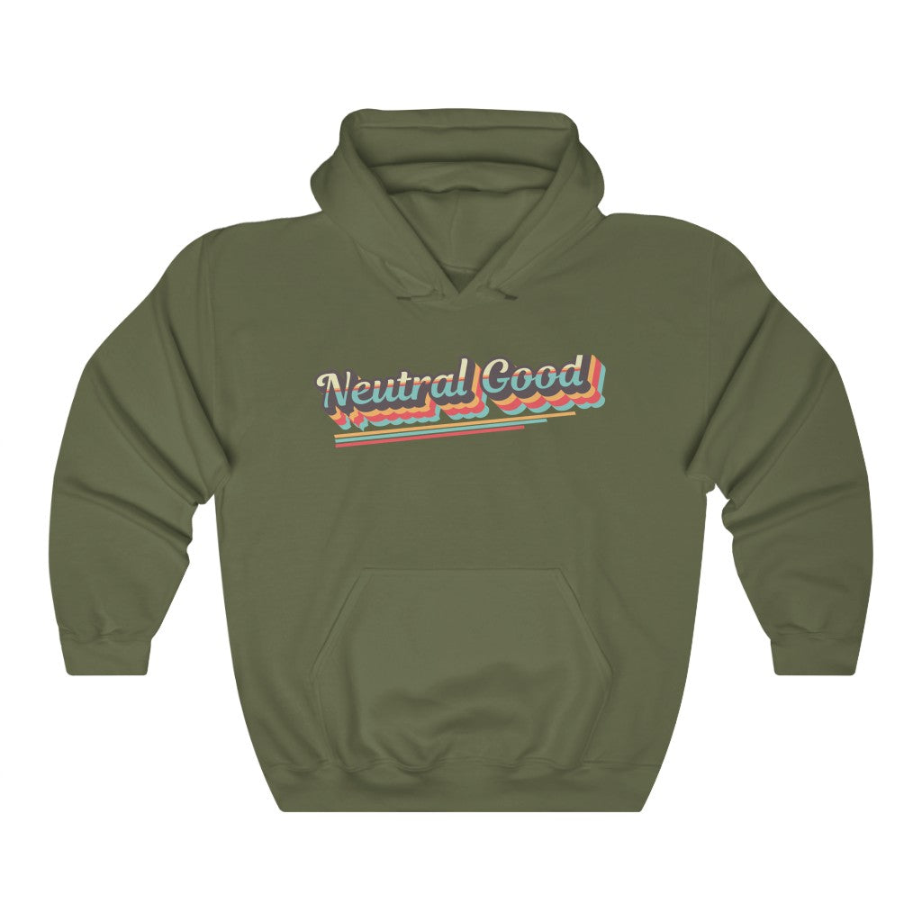 Neutral Good Retro Hoodie