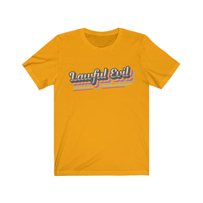 Lawful Evil Retro Tee