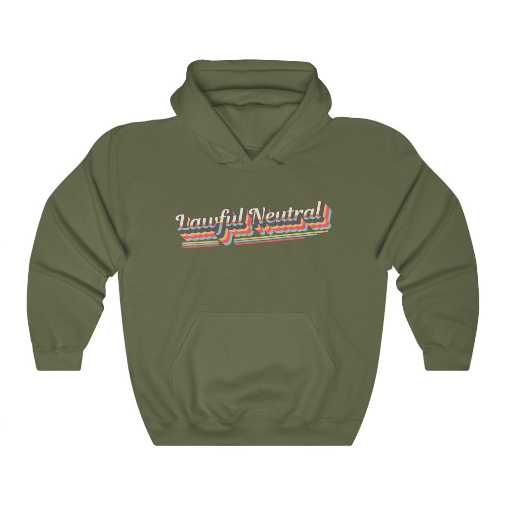 Lawful Neutral Retro Hoodie