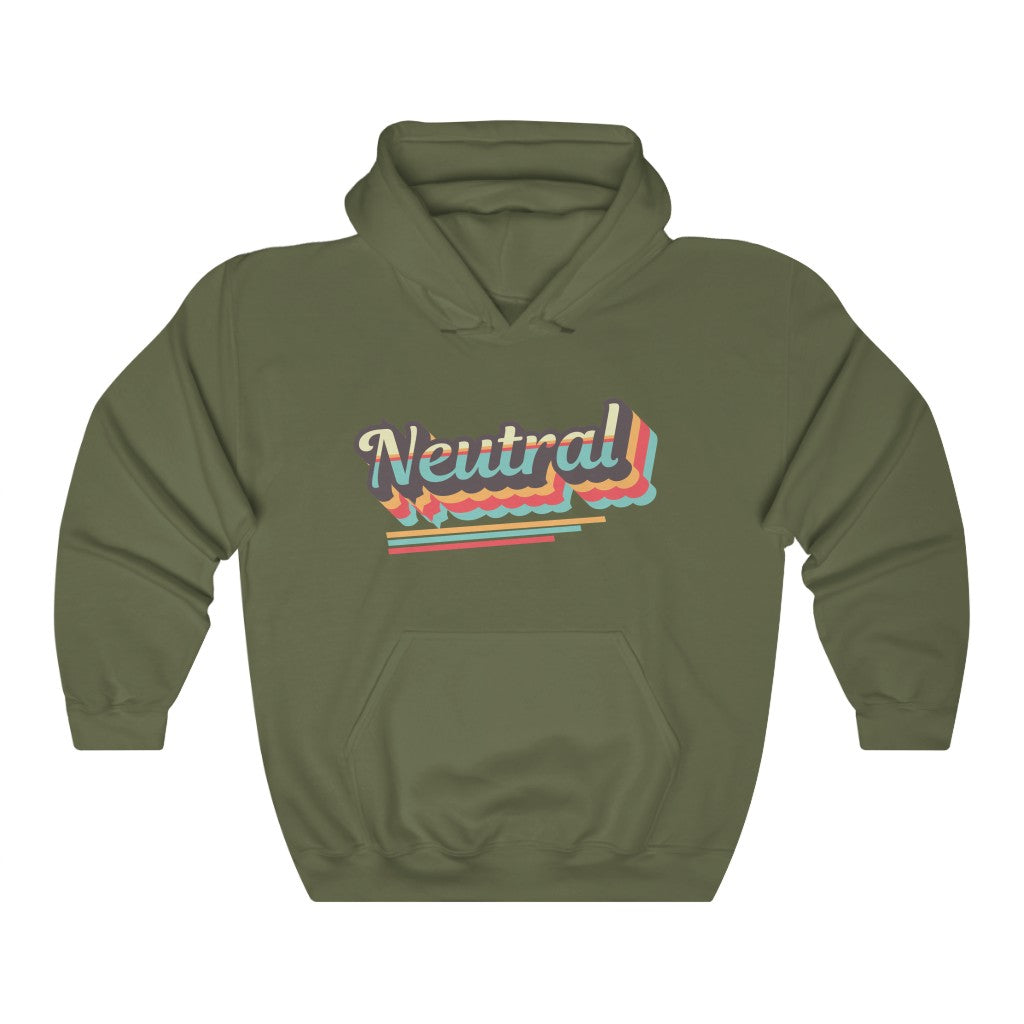 Neutral Retro Hoodie