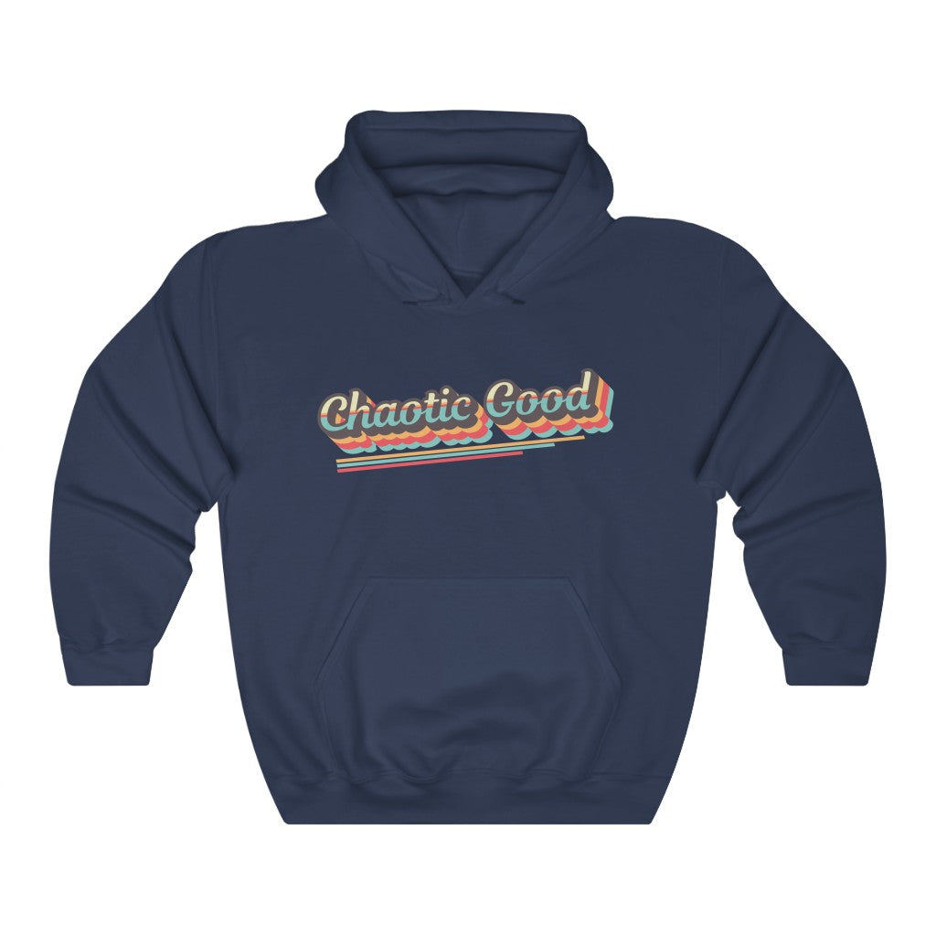 Chaotic Good Retro Hoodie