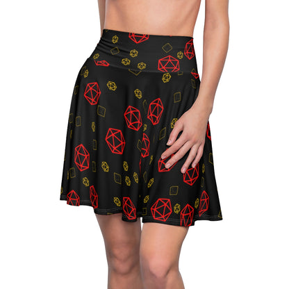 Red and Gold D20 Dice Skirt