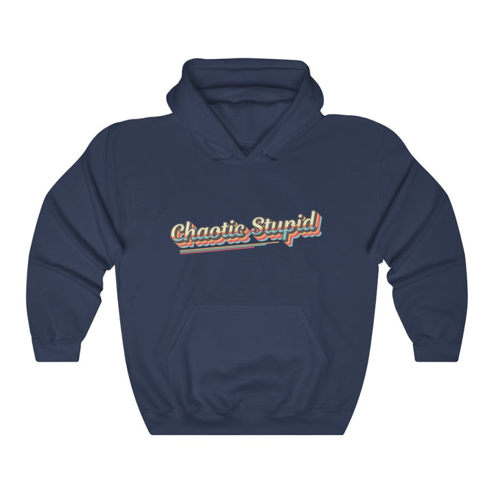 Chaotic Stupid Retro Hoodie