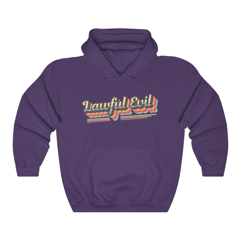 Lawful Evil Retro Hoodie