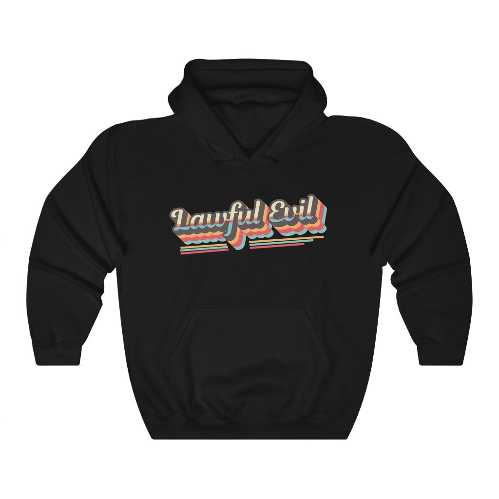 Lawful Evil Retro Hoodie