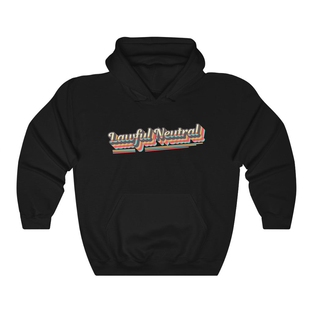 Lawful Neutral Retro Hoodie