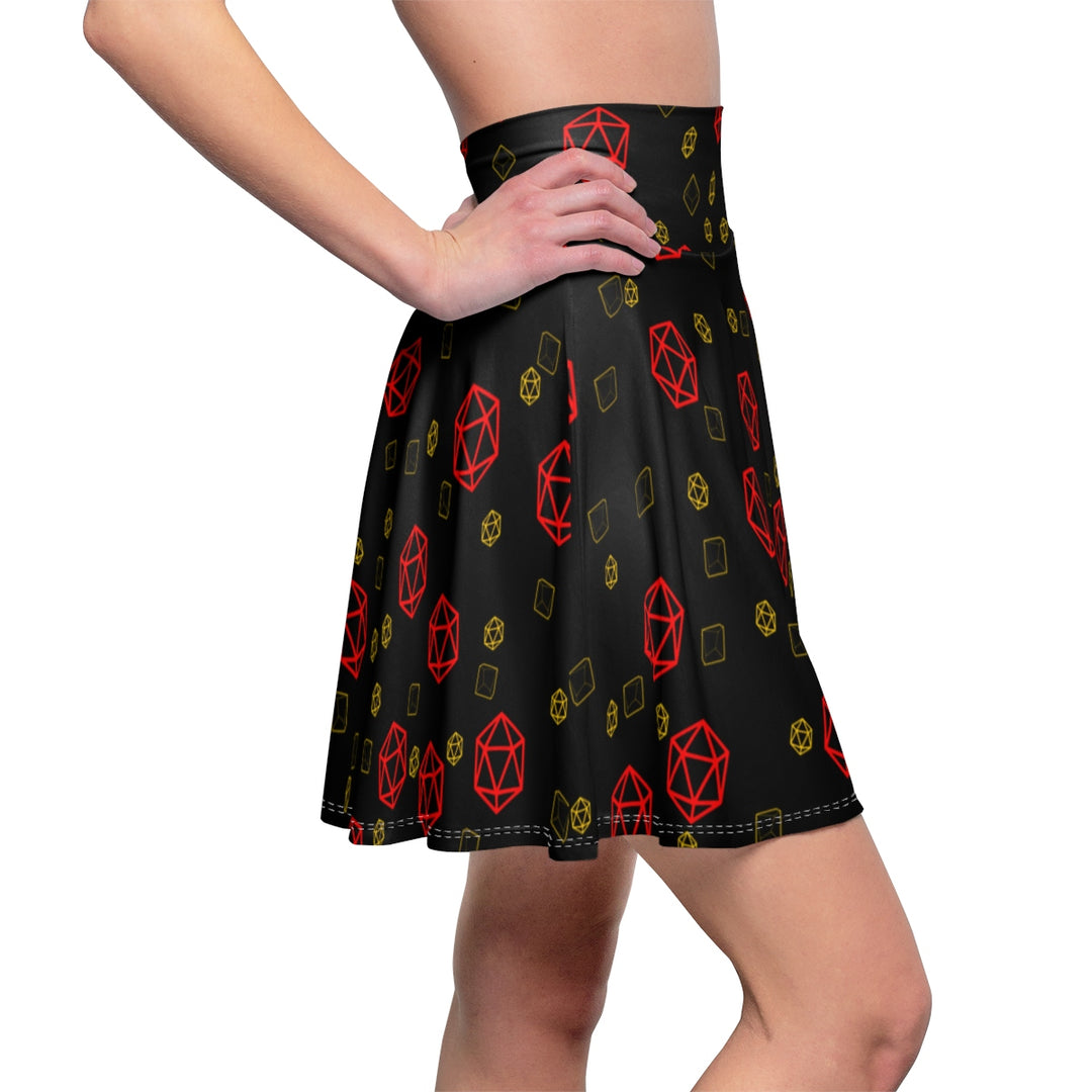 Red and Gold D20 Dice Skirt