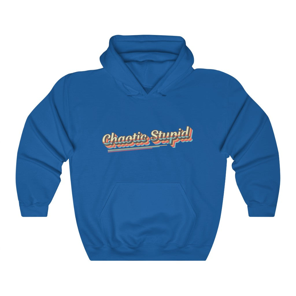 Chaotic Stupid Retro Hoodie