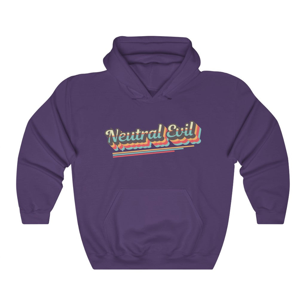 Neutral Evil Retro Hoodie