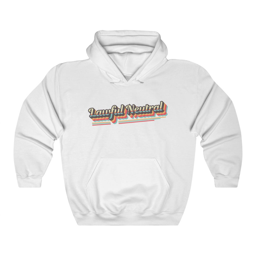 Lawful Neutral Retro Hoodie