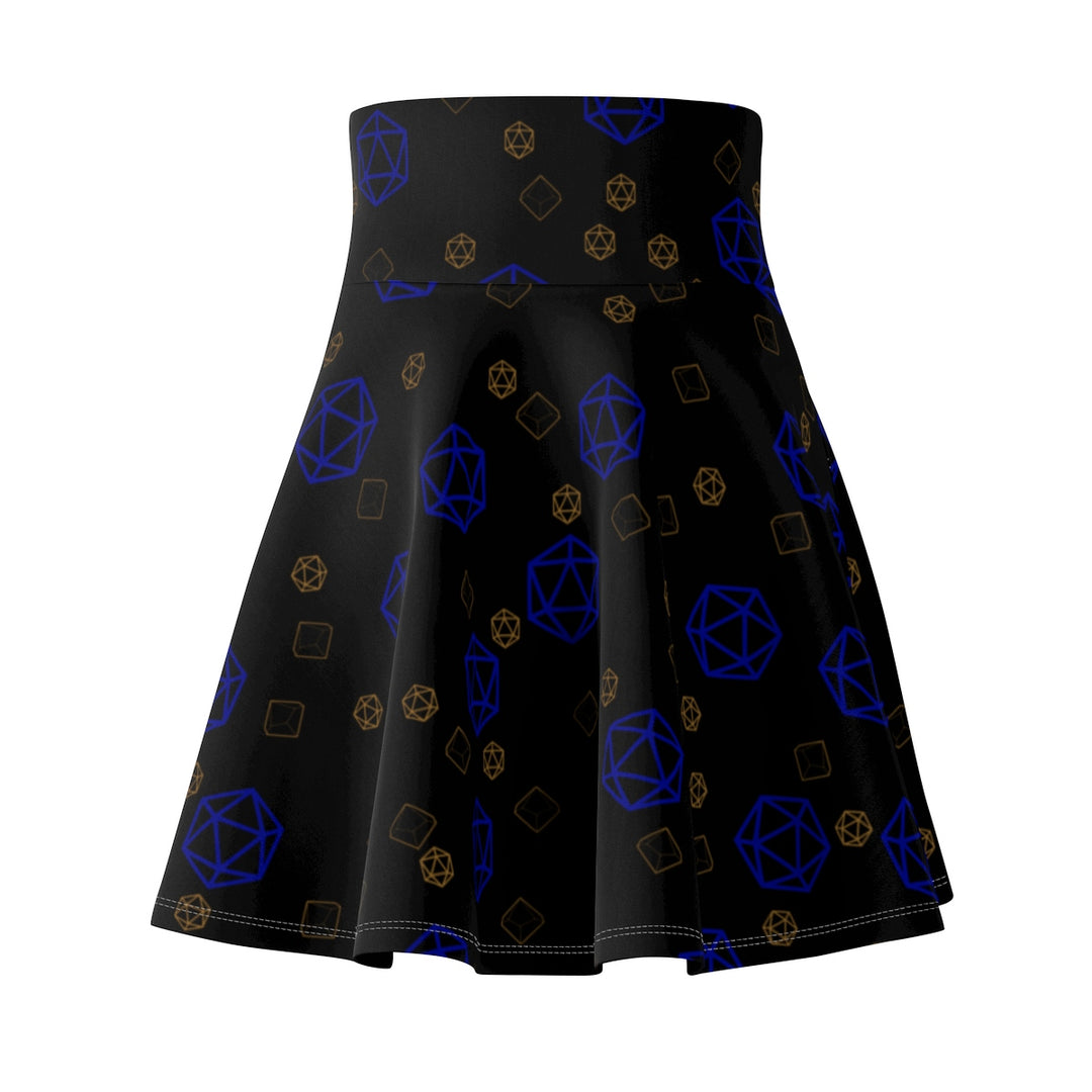 Blue and Gold D20 Dice Skirt