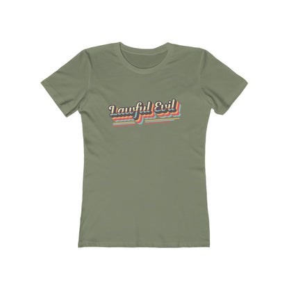 Lawful Evil Retro Alignment Tee - Women's