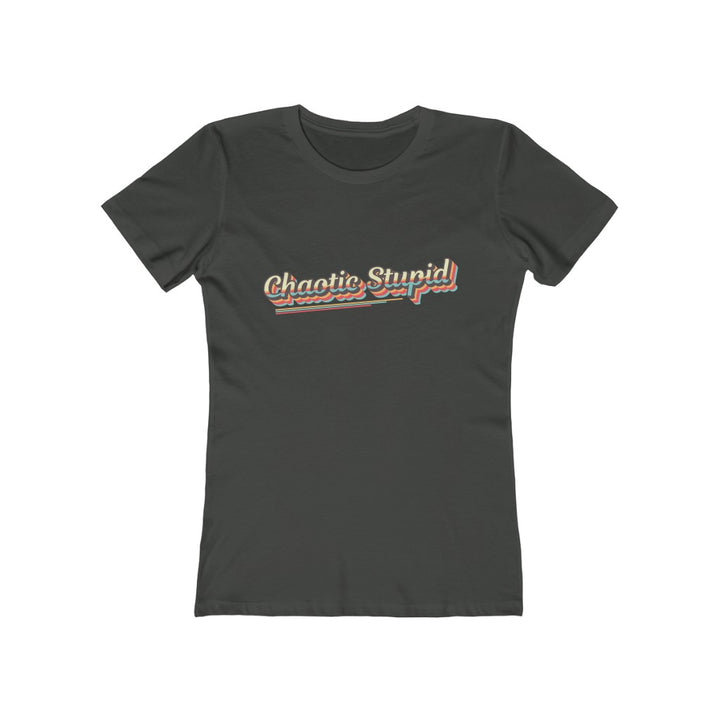 Chaotic Stupid Retro Alignment Tee - Women's