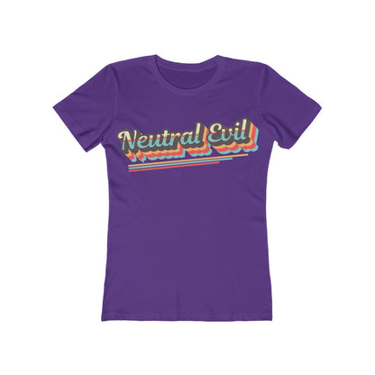 Neutral Evil Retro Alignment Tee - Women's