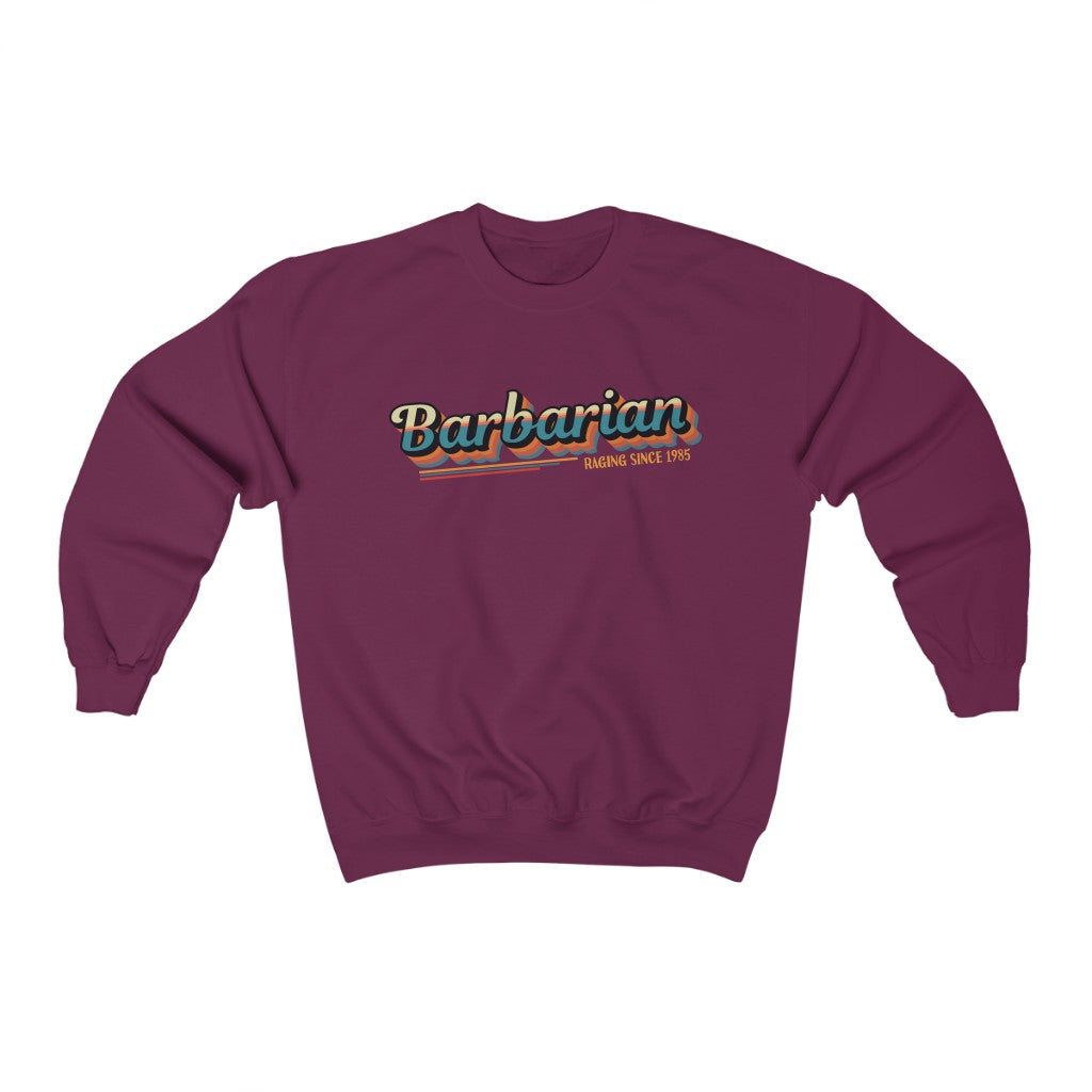 Barbarian Harvest Retro Class Sweatshirt