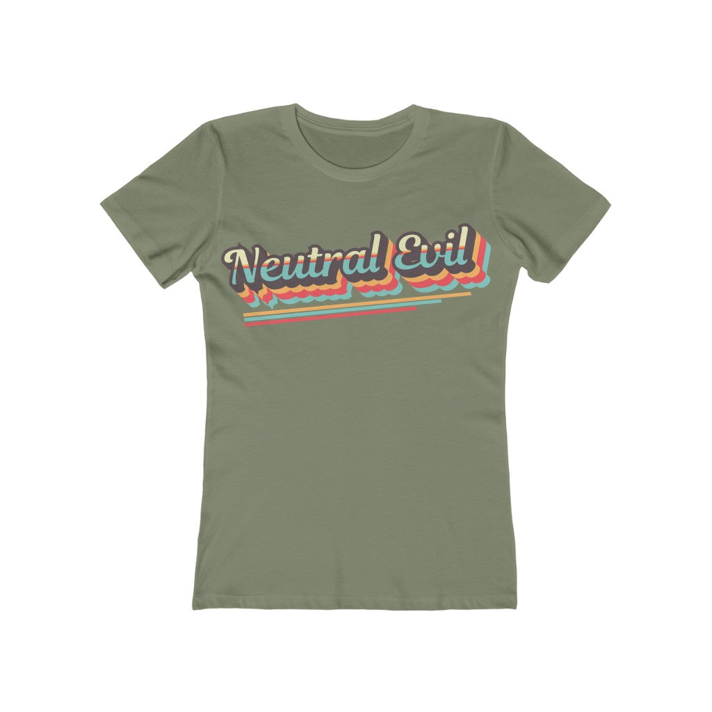 Neutral Evil Retro Alignment Tee - Women's