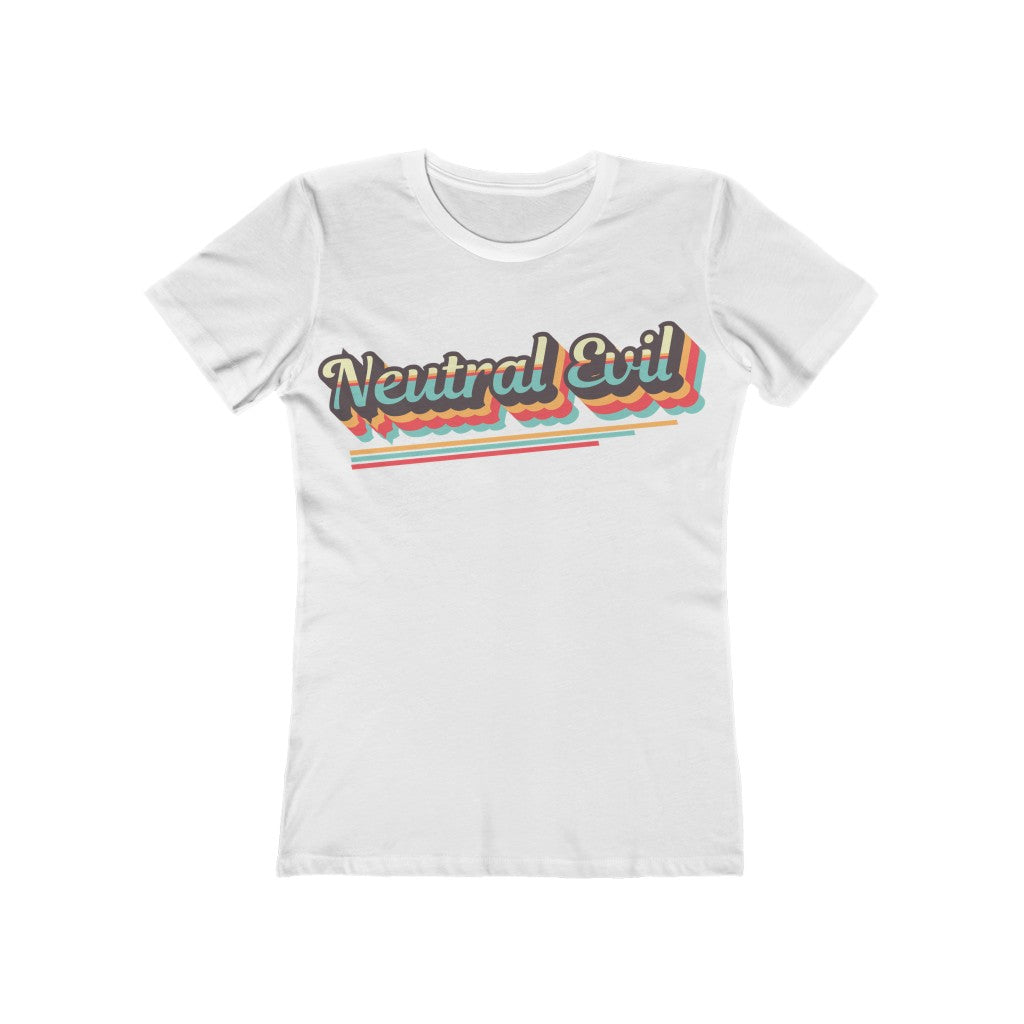 Neutral Evil Retro Alignment Tee - Women's