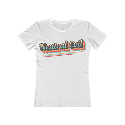 Neutral Evil Retro Alignment Tee - Women's