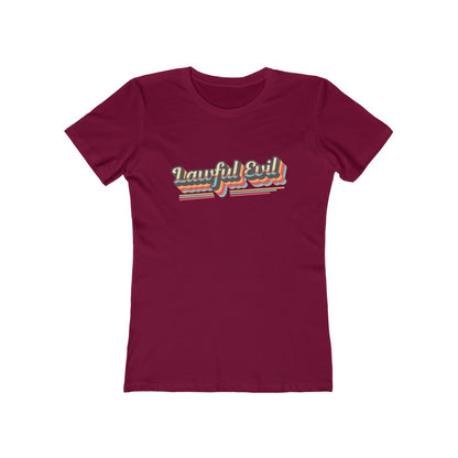 Lawful Evil Retro Alignment Tee - Women's