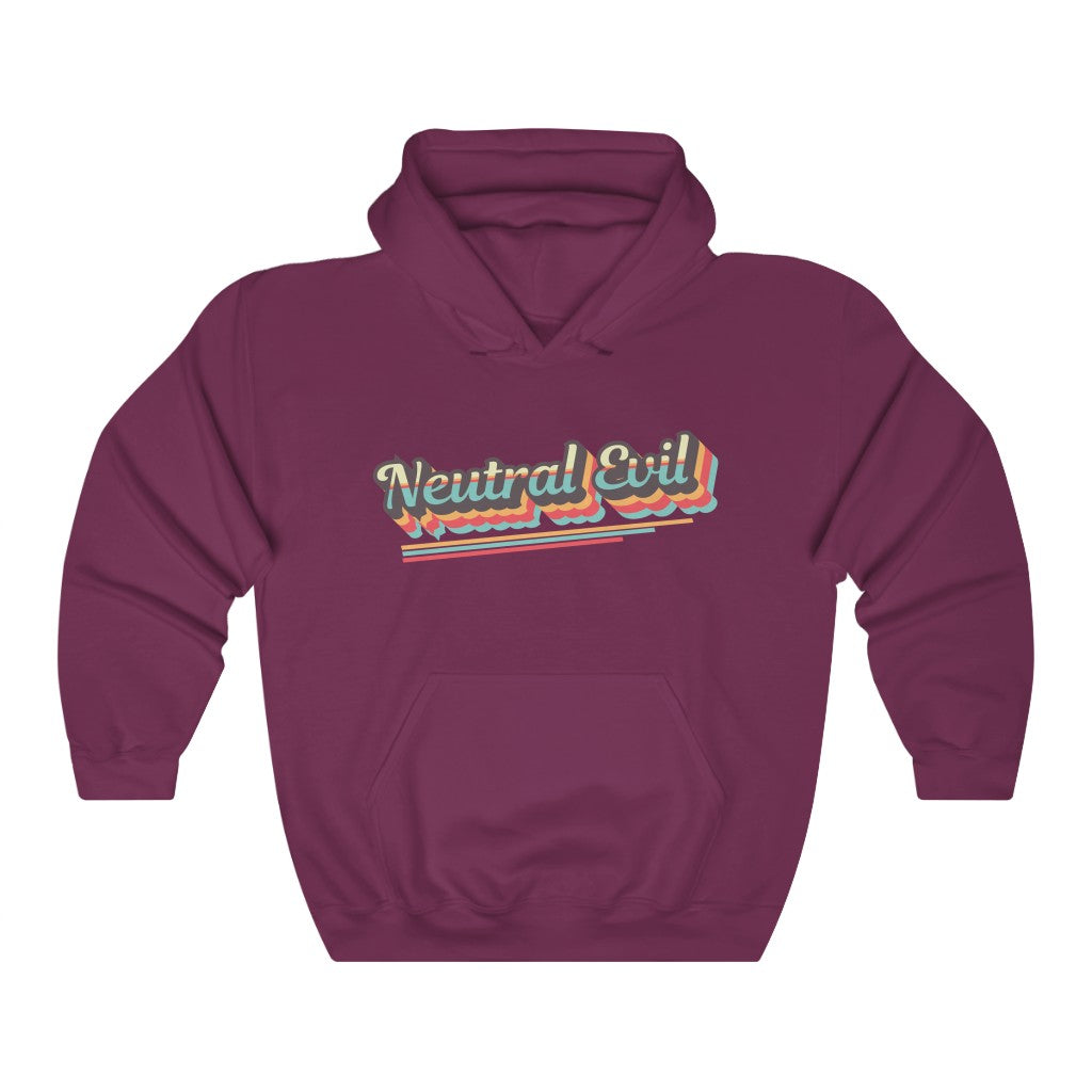 Neutral Evil Retro Hoodie