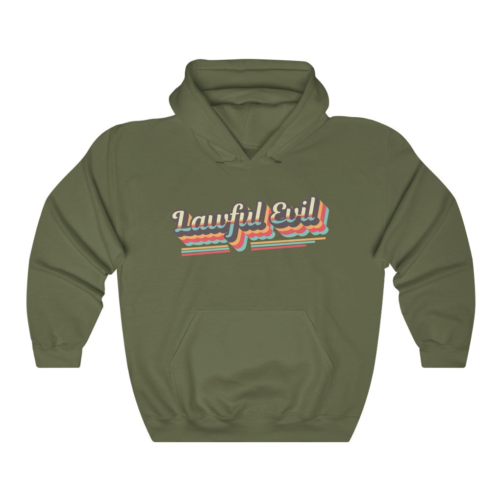 Lawful Evil Retro Hoodie