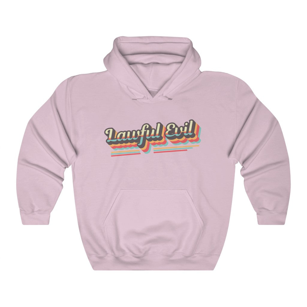 Lawful Evil Retro Hoodie