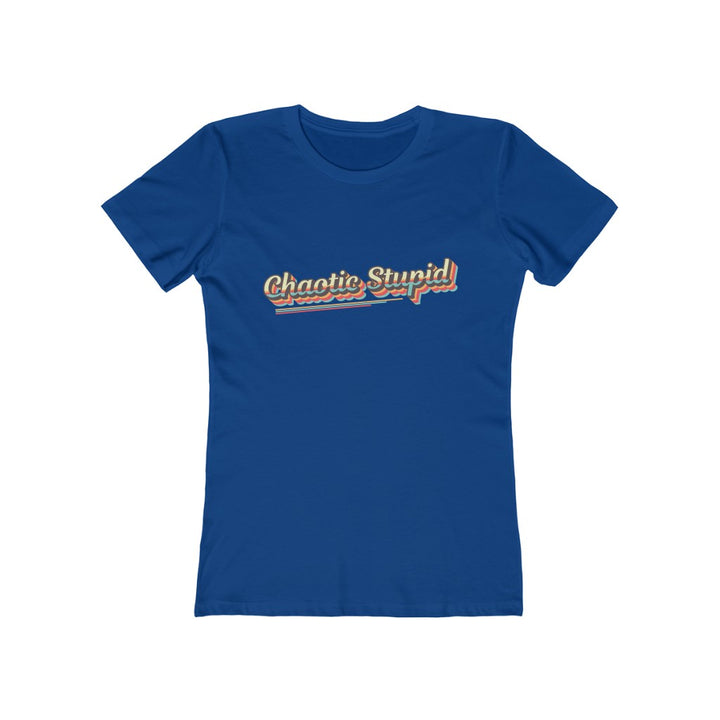 Chaotic Stupid Retro Alignment Tee - Women's