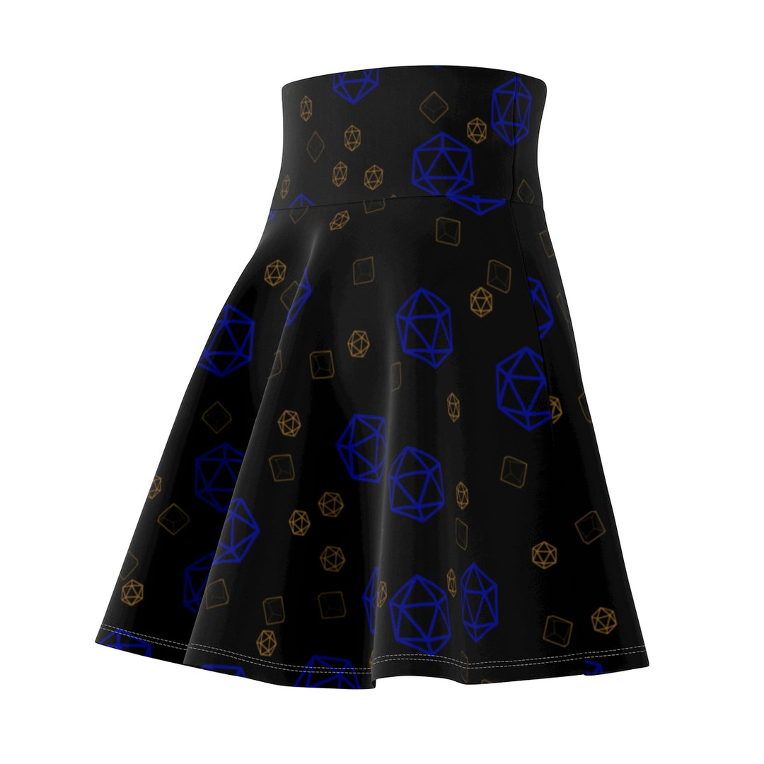 Blue and Gold D20 Dice Skirt
