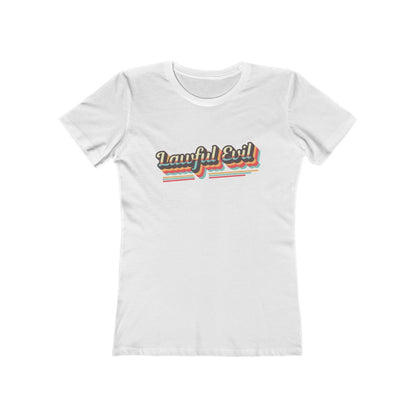 Lawful Evil Retro Alignment Tee - Women's