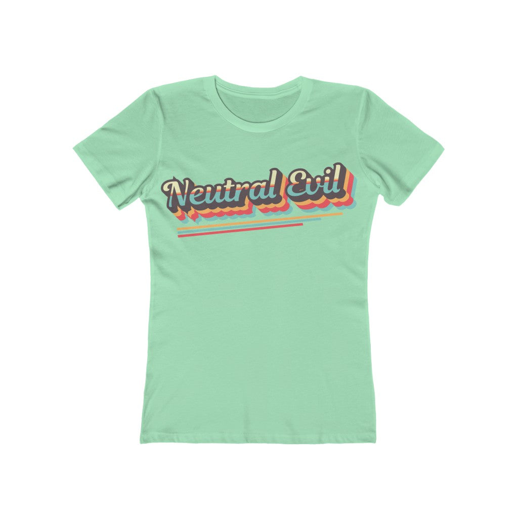 Neutral Evil Retro Alignment Tee - Women's