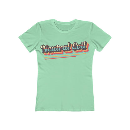 Neutral Evil Retro Alignment Tee - Women's